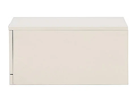 Table de Chevet 2 Tiroirs "Nice" 29cm Beige