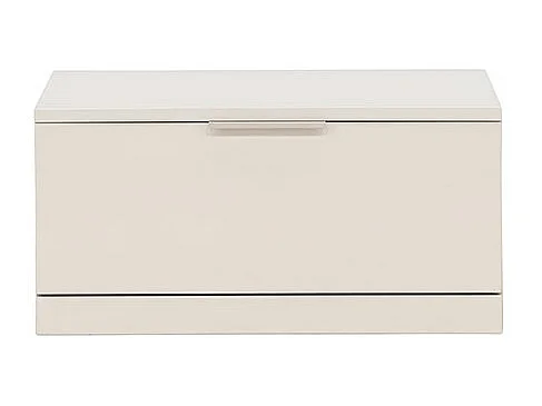 Bella cassettiera con 1 cassetto beige.