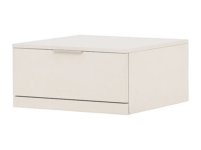 Table de Chevet 2 Tiroirs "Nice" 29cm Beige