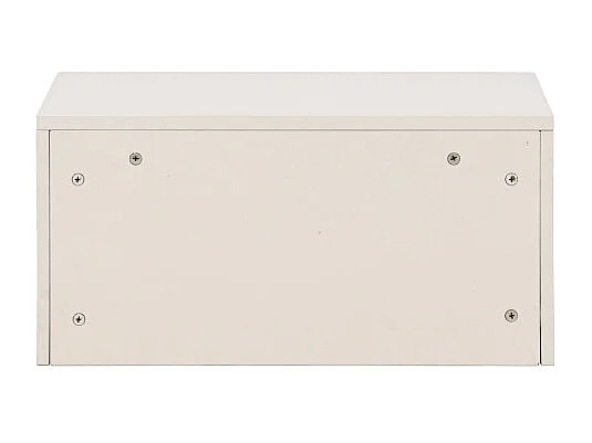 Table de Chevet 2 Tiroirs "Nice" 29cm Beige