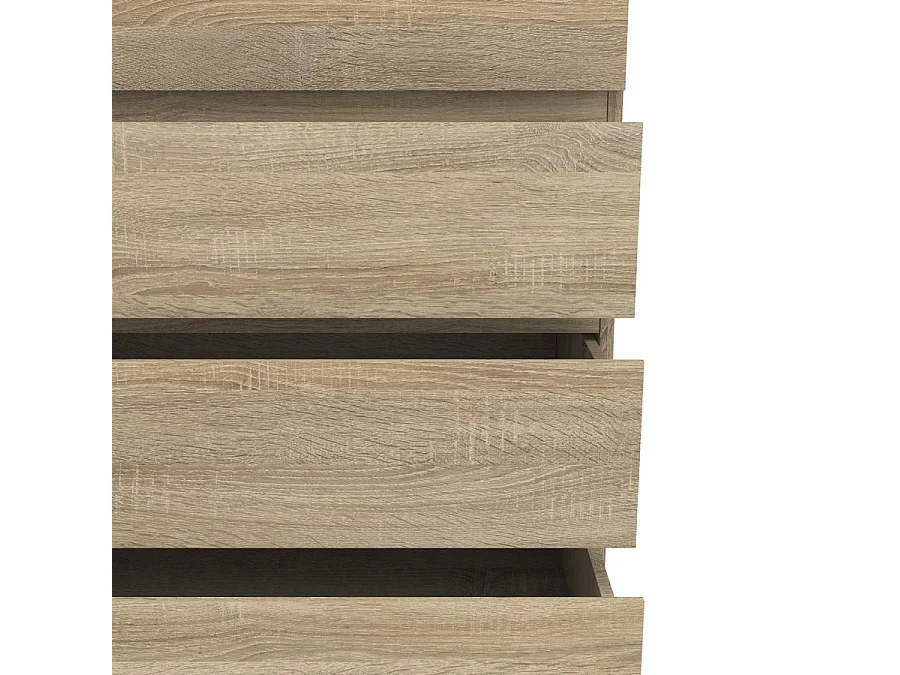 Nora Commode B 5 tiroirs. Finition chêne.