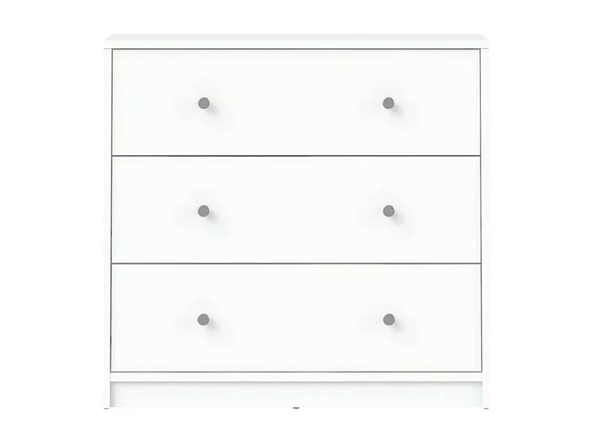 Maria Commode à 3 tiroirs, blanc.
