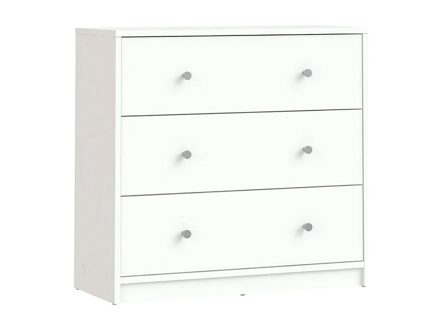 Maria Commode à 3 tiroirs, blanc.