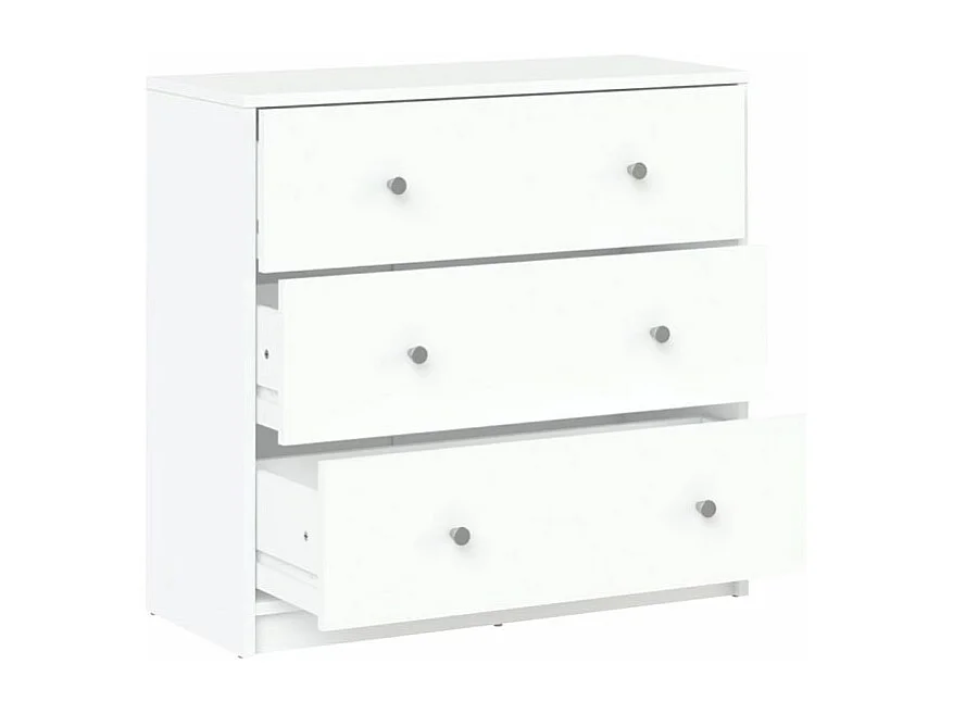 Maria Commode à 3 tiroirs, blanc.