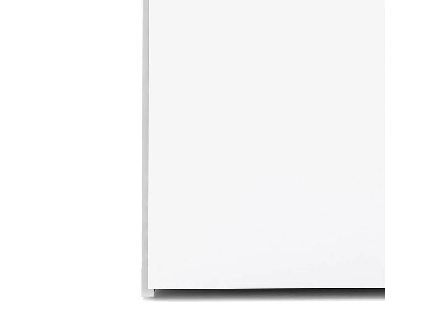 Spell Armoire 3 portes, 3 tiroirs blanc.