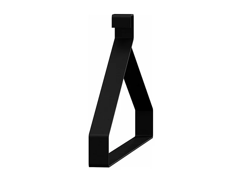 Nimes portemanteau 1 étagère avec crochets noir.