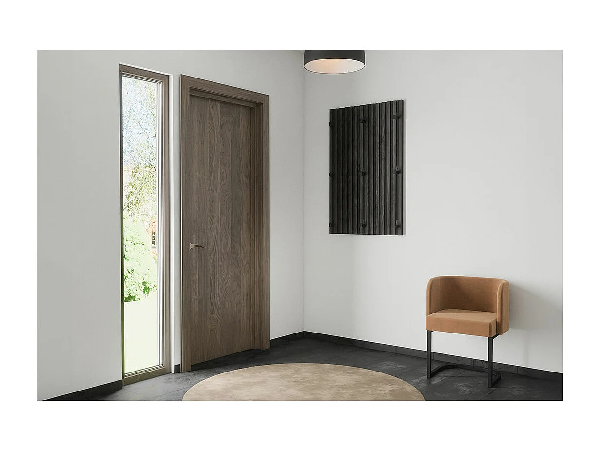 Nimes porte-manteau 9 crochets noir.