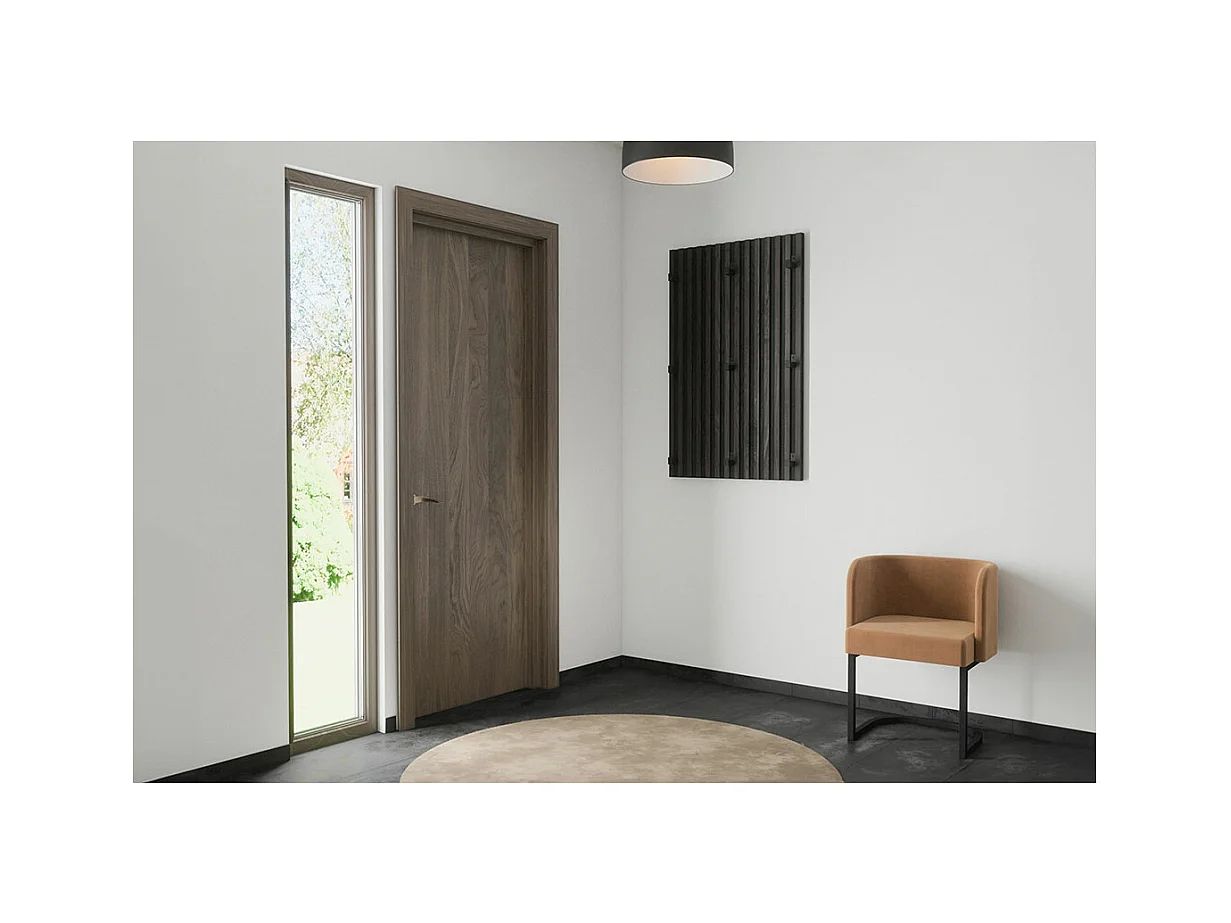 Nimes porte-manteau 9 crochets noir.