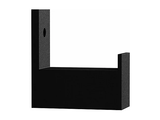 Nimes porte-manteau 9 crochets noir.