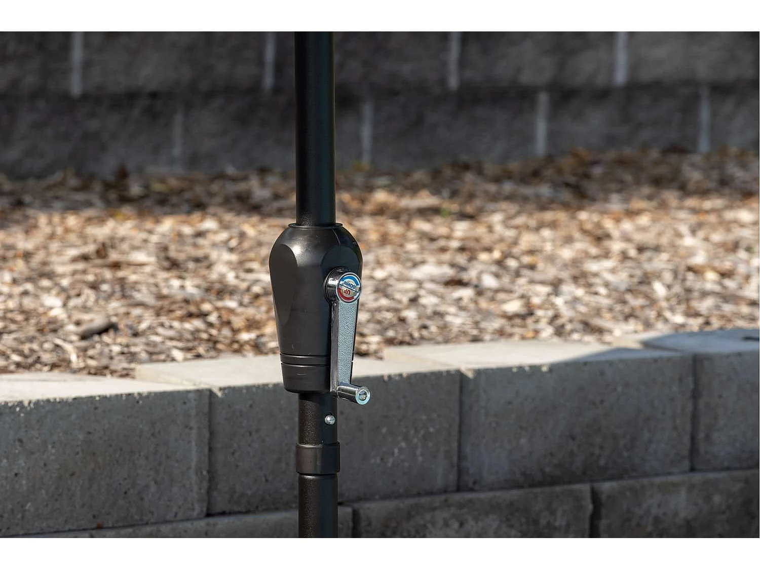 Parasol Inclinable "Leeds" 300cm Gris