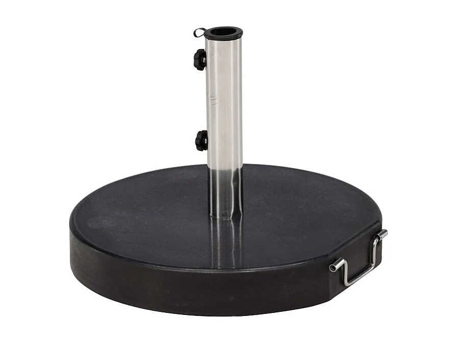 Stathera Sonnenschirm Fuß schwarz.