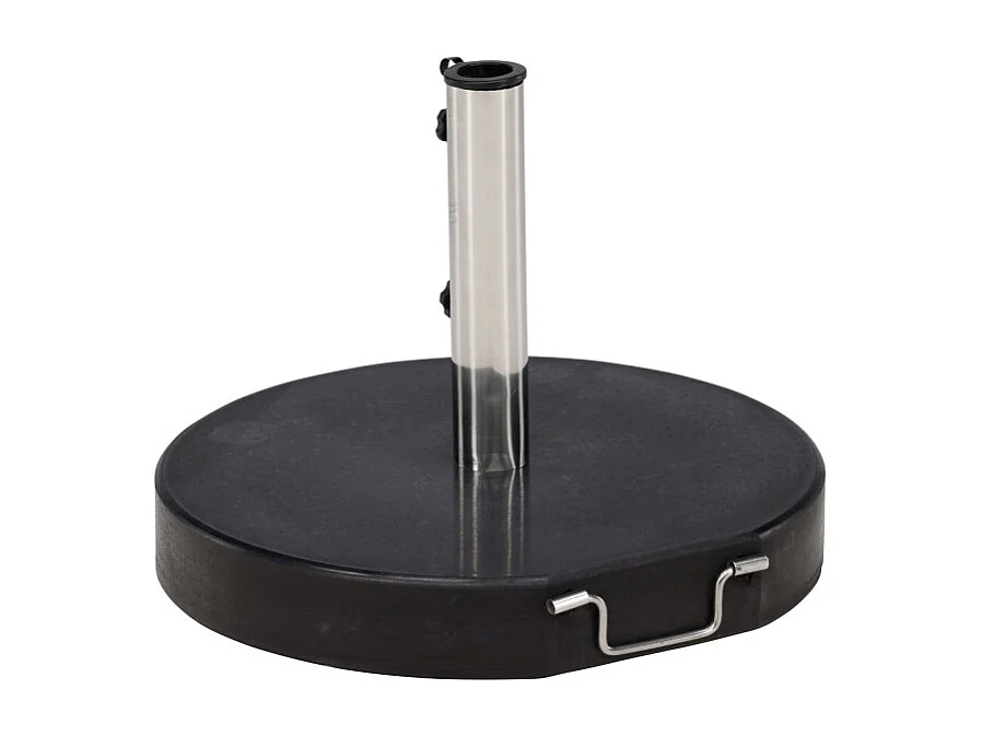 Stathera Sonnenschirm Fuß schwarz.