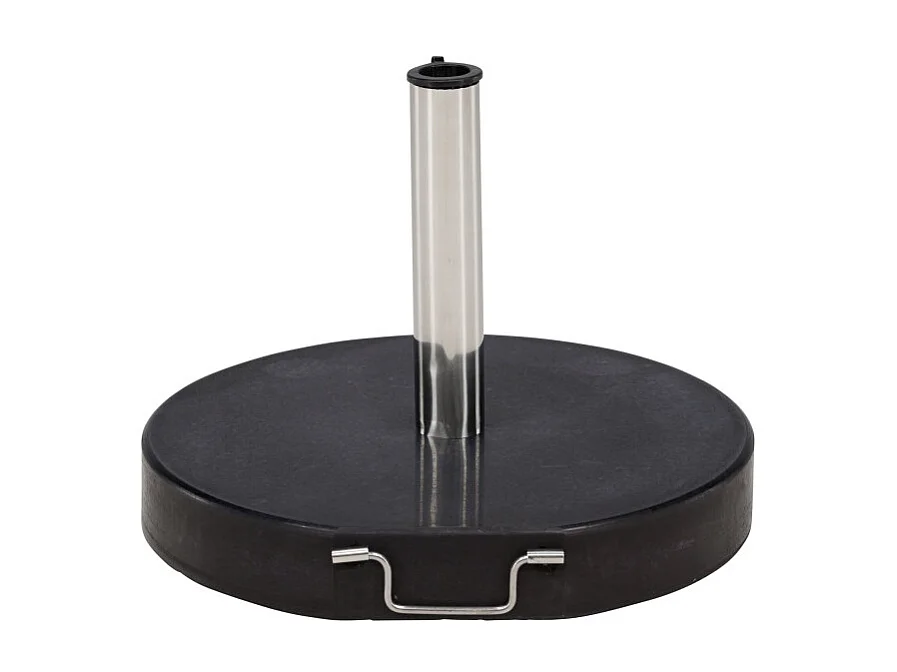 Stathera Sonnenschirm Fuß schwarz.