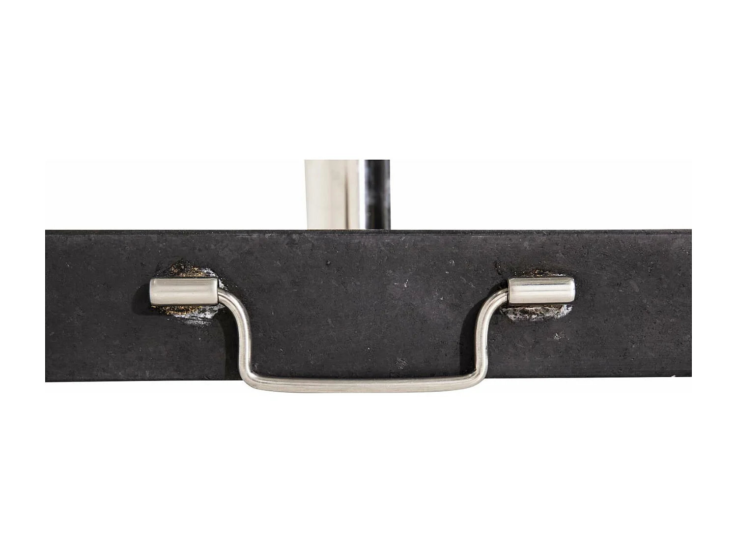 Pied de Parasol en Granite "Stathera" 50cm Gris Foncé