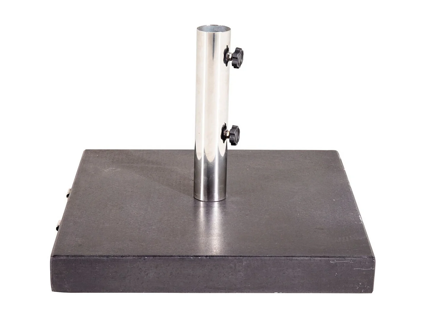 Pied de Parasol en Granite "Stathera" 50cm Gris Foncé