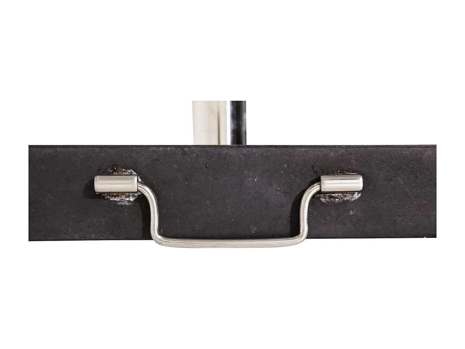 Pied de Parasol en Granite "Stathera" 50cm Gris Foncé