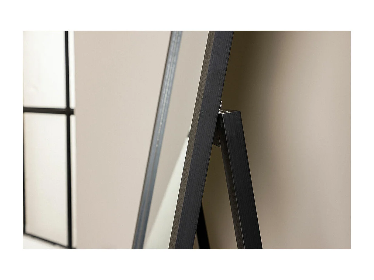 Sebring Spiegel Boden 55x170 cm schwarz.