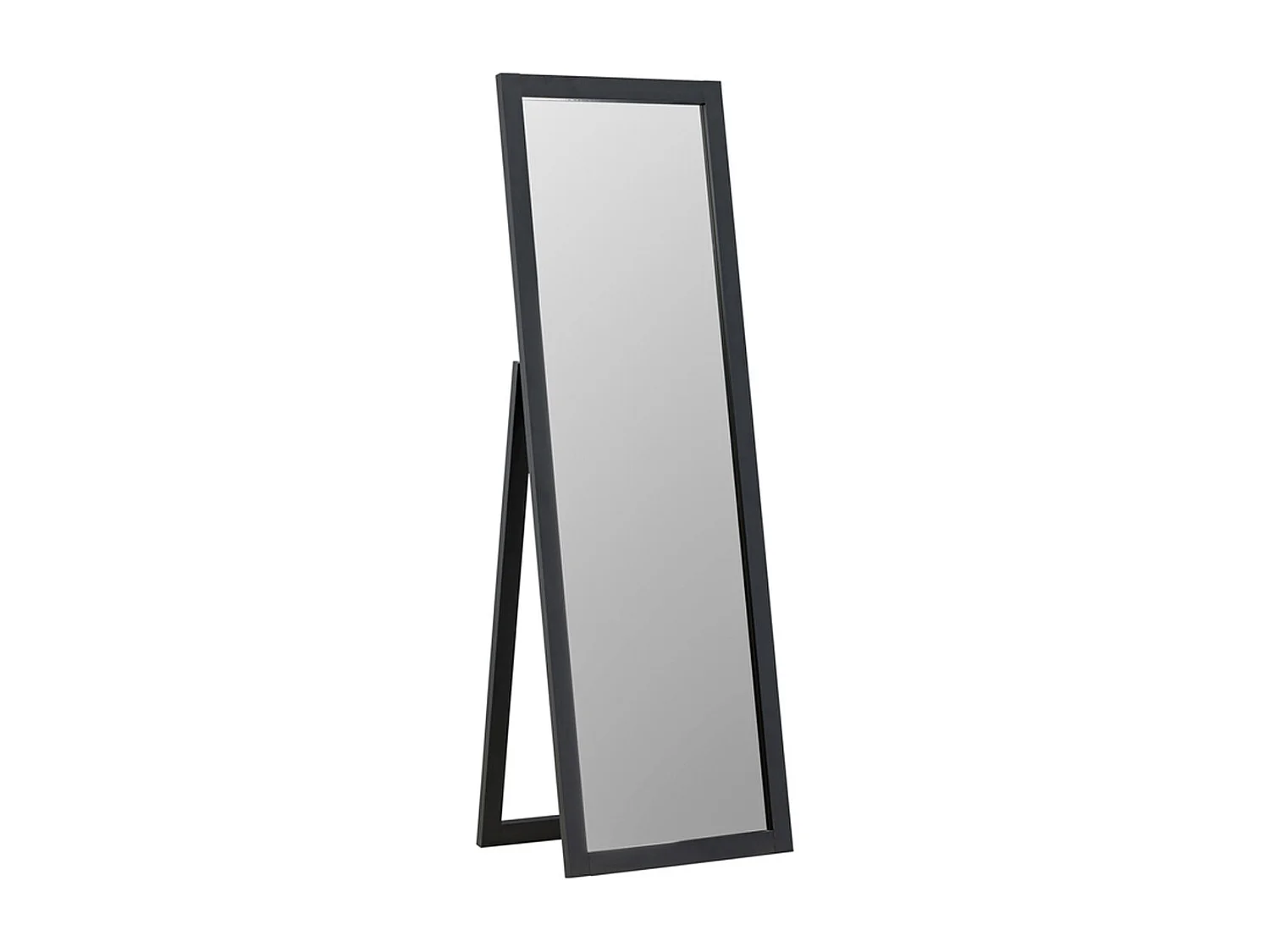 Miroir Design sur Pied "Sebring" 170 cm Noir