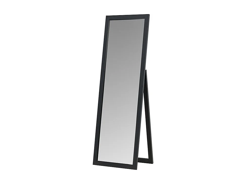 Sebring spiegel vloer 55x170 cm zwart.