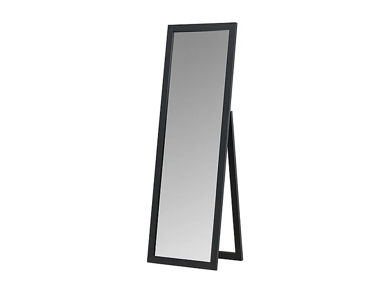 Miroir Design sur Pied "Sebring" 170 cm Noir