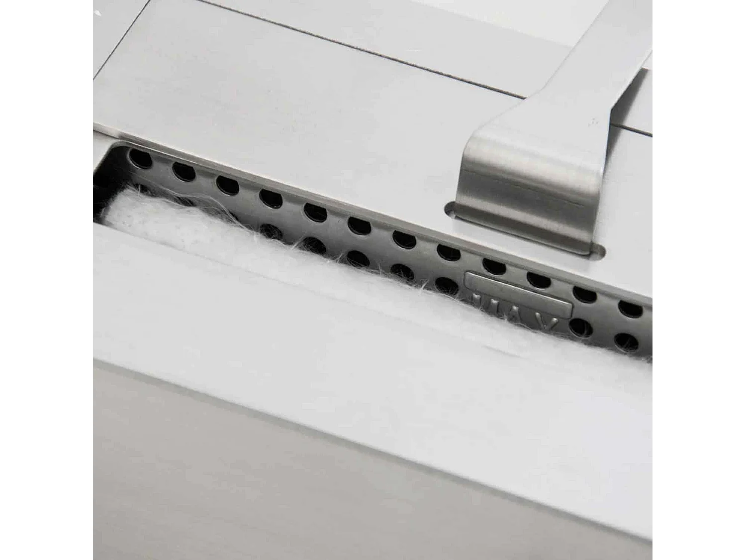 Cambridge - Camino a bioetanolo da terra in legno 110x37xH102 cm, colore bianco