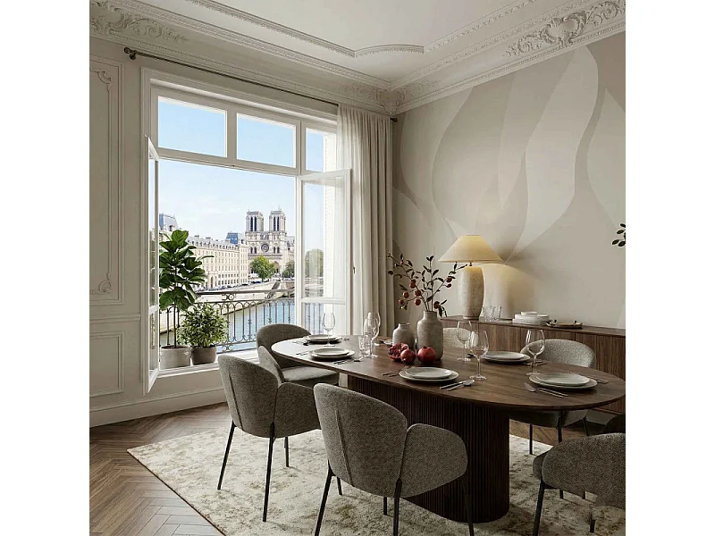 CANDICE-Set di 2 sedie da pranzo Luxury tortora