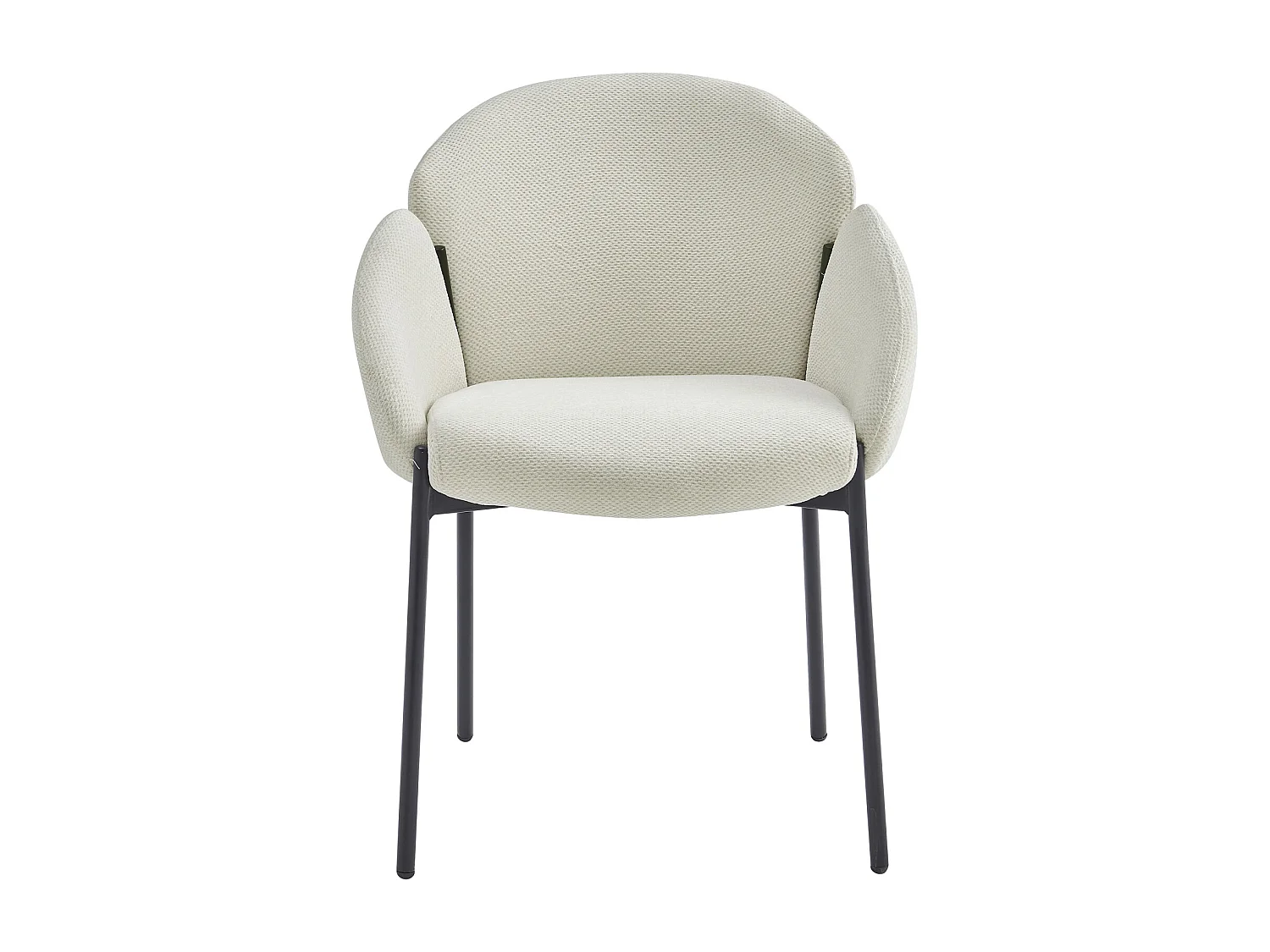 CANDICE-Sedia in tessuto Luxury Ecru (x2)