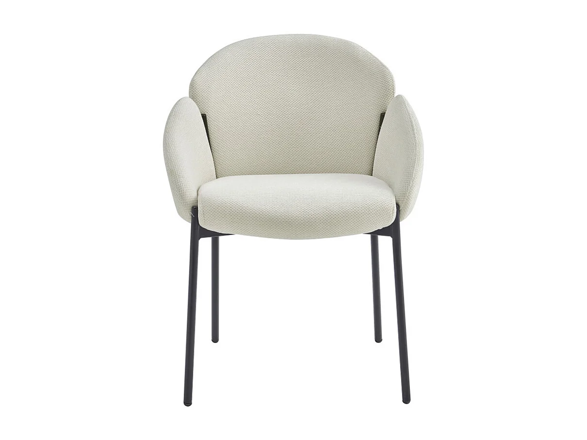 CANDICE-Silla de tela Luxury Ecru (x2)