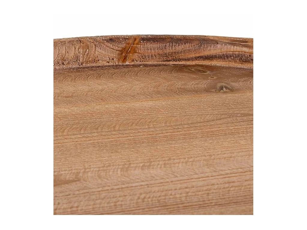 Mesa de centro em madeira entalhada branca 50x50x56