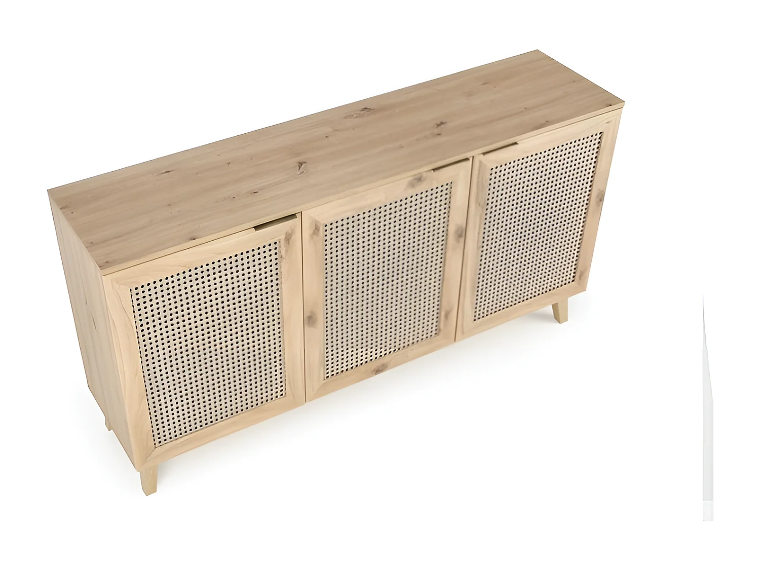 Sideboard Borneo/Drehtüren/Braun