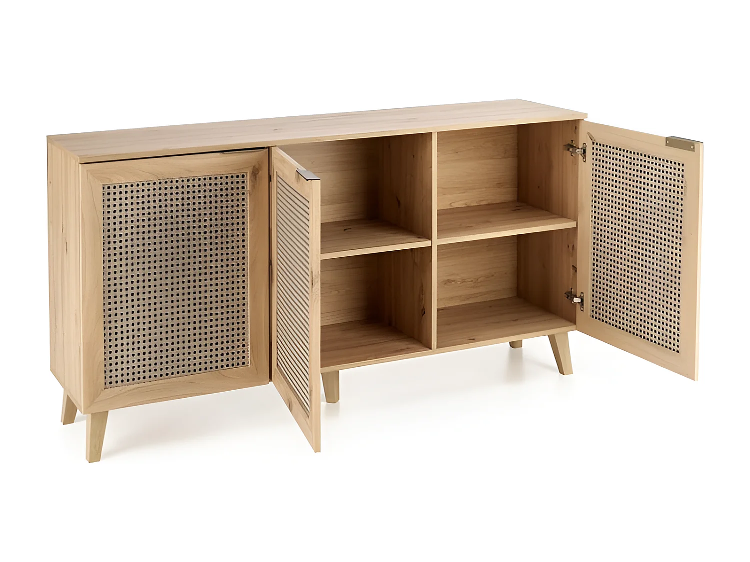 Sideboard Borneo/Drehtüren/Braun