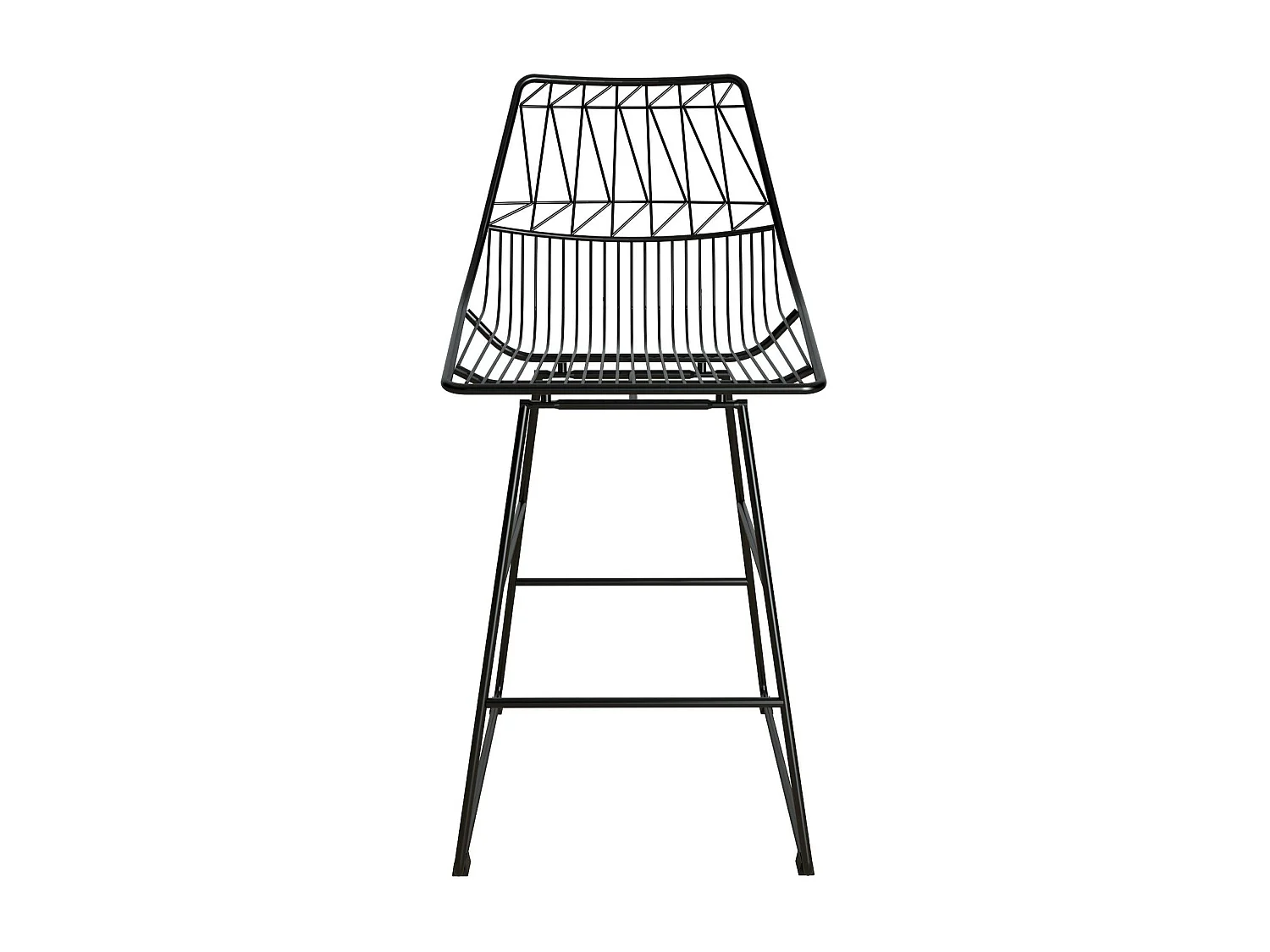 Astrid | Tabouret de comptoir en métal noir