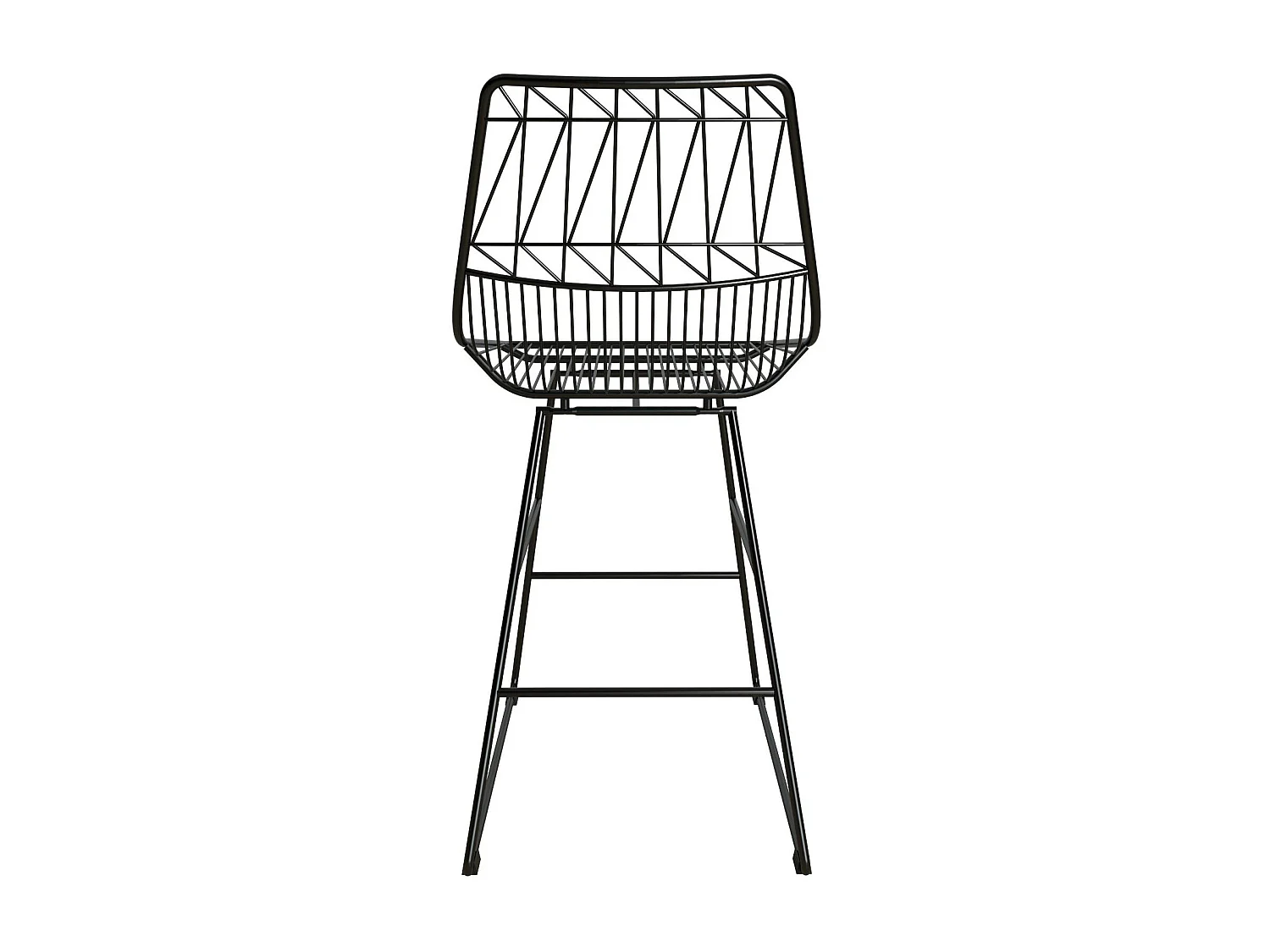 Astrid | Tabouret de comptoir en métal noir