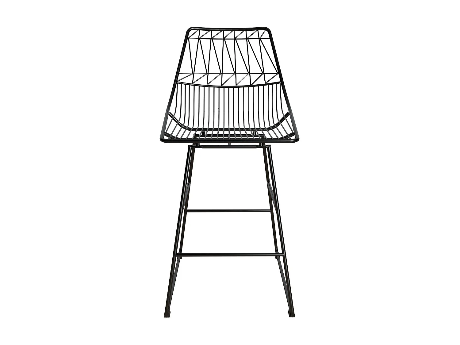 Astrid | Tabouret de comptoir en métal noir