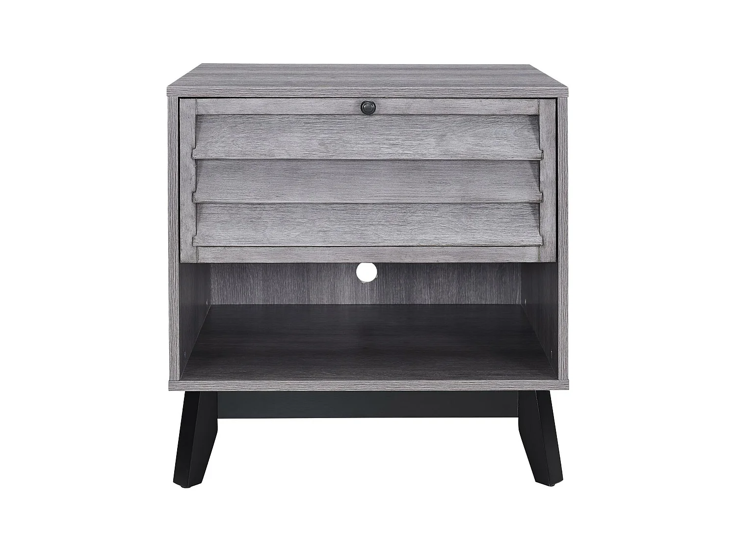 Vaughn | Table d'appoint en aspect chêne gris
