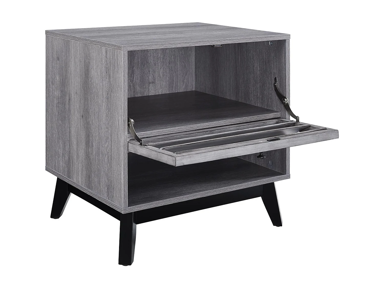 Vaughn | Table d'appoint en aspect chêne gris