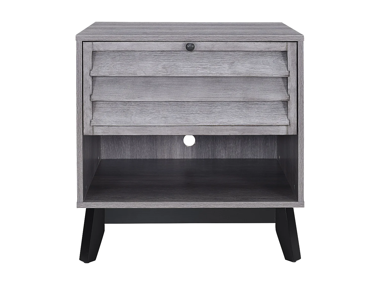 Vaughn | Table d'appoint en aspect chêne gris