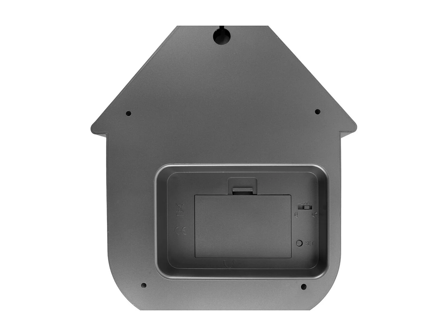 Horloge Coucou moderne H40cm Gris foncé  Present Time