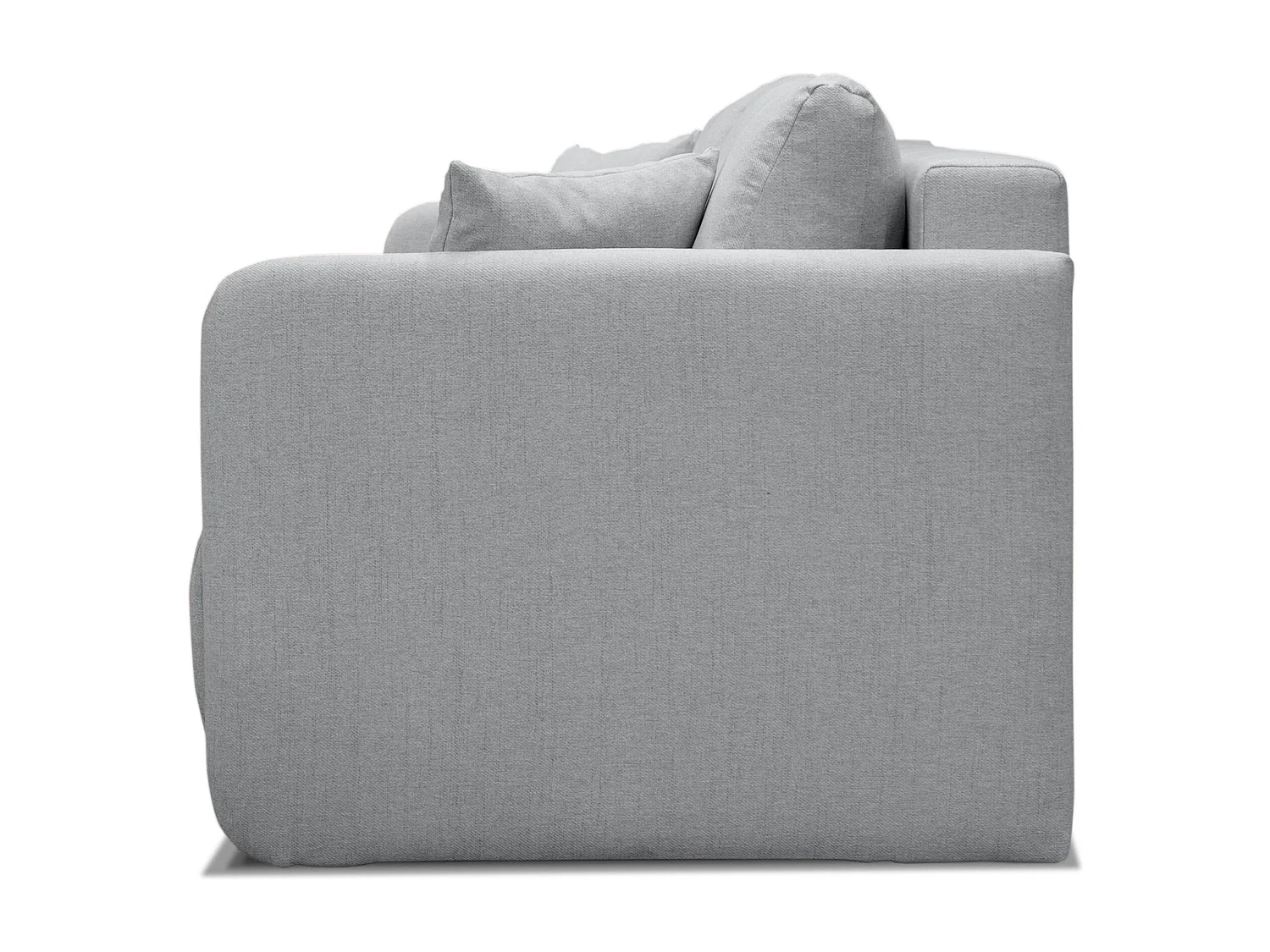 Canapé convertible 3 places - gris clair - ANVIO