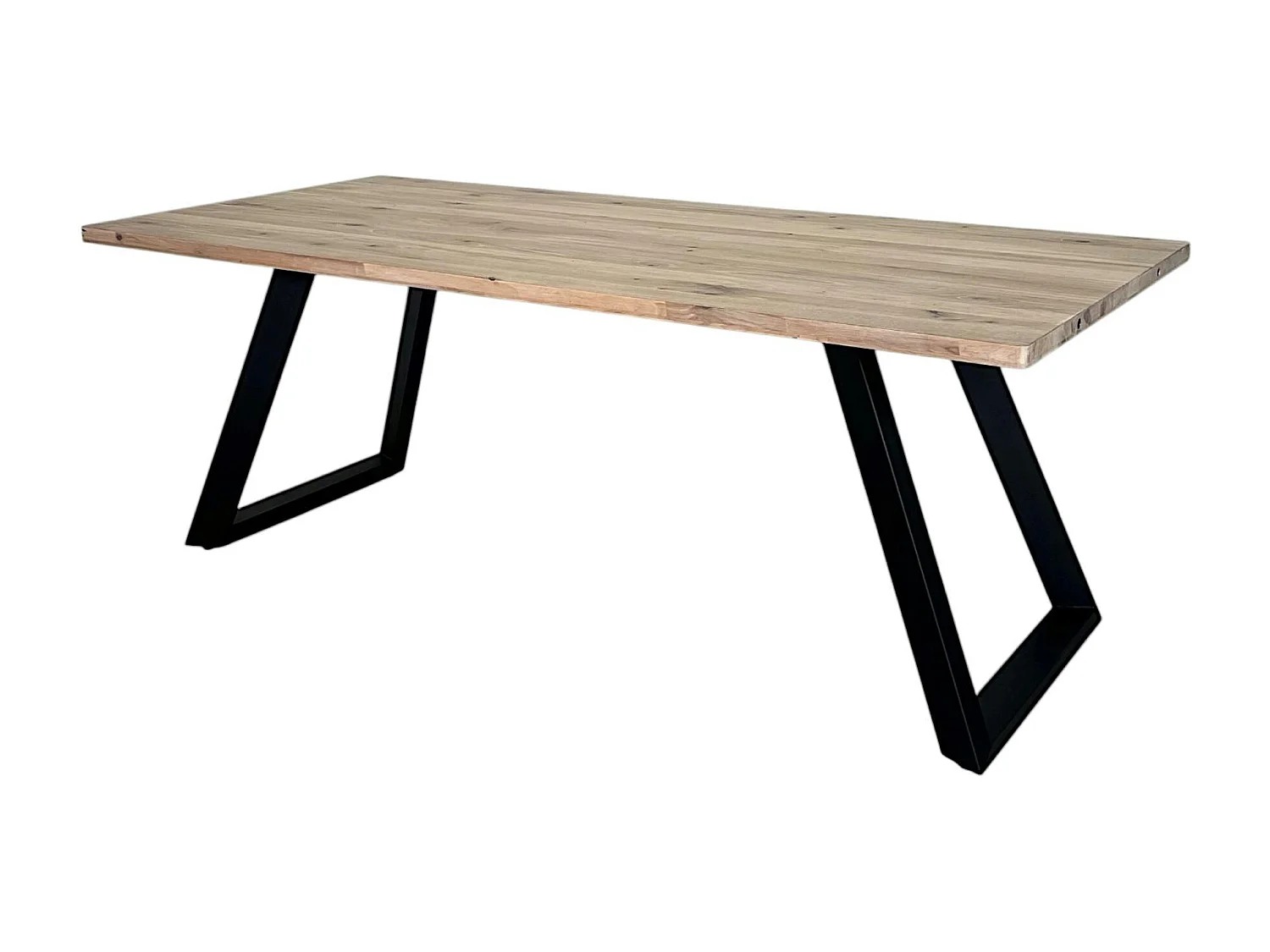 Table à manger extensible bois blanchi 200 cm COSTENTA