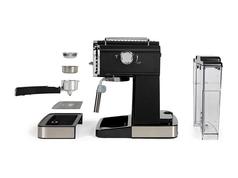 Livoo Cafetière d expresso avec mousseur à lait 1,5 L 1350 W Noir