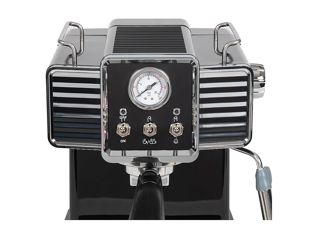 Livoo Cafetière d expresso avec mousseur à lait 1,5 L 1350 W Noir