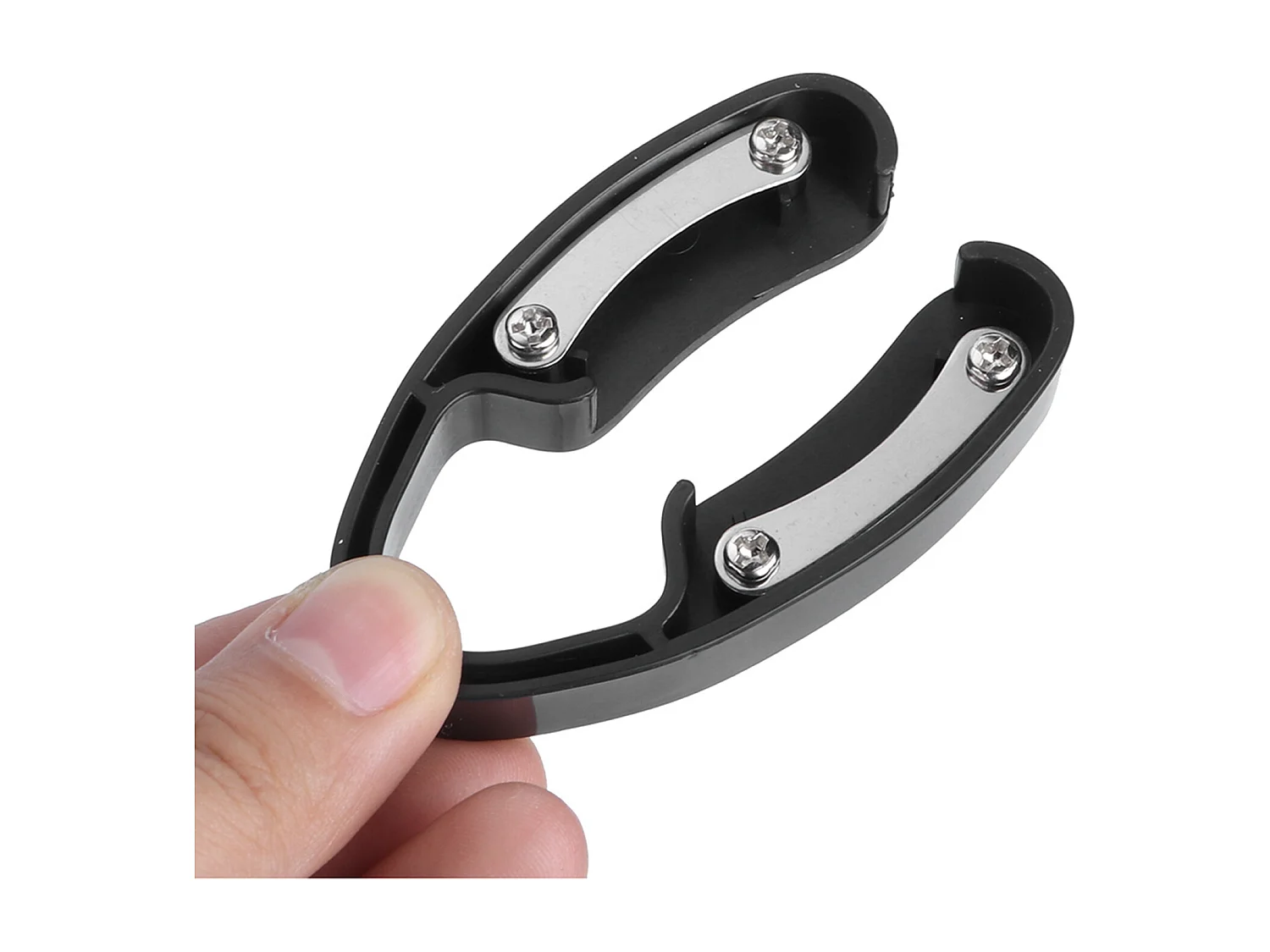 Apribottiglie per vino facile, lama per taglierina per carta stagnola per bottiglie di vino, apribottiglie per involucri di latta (nero)