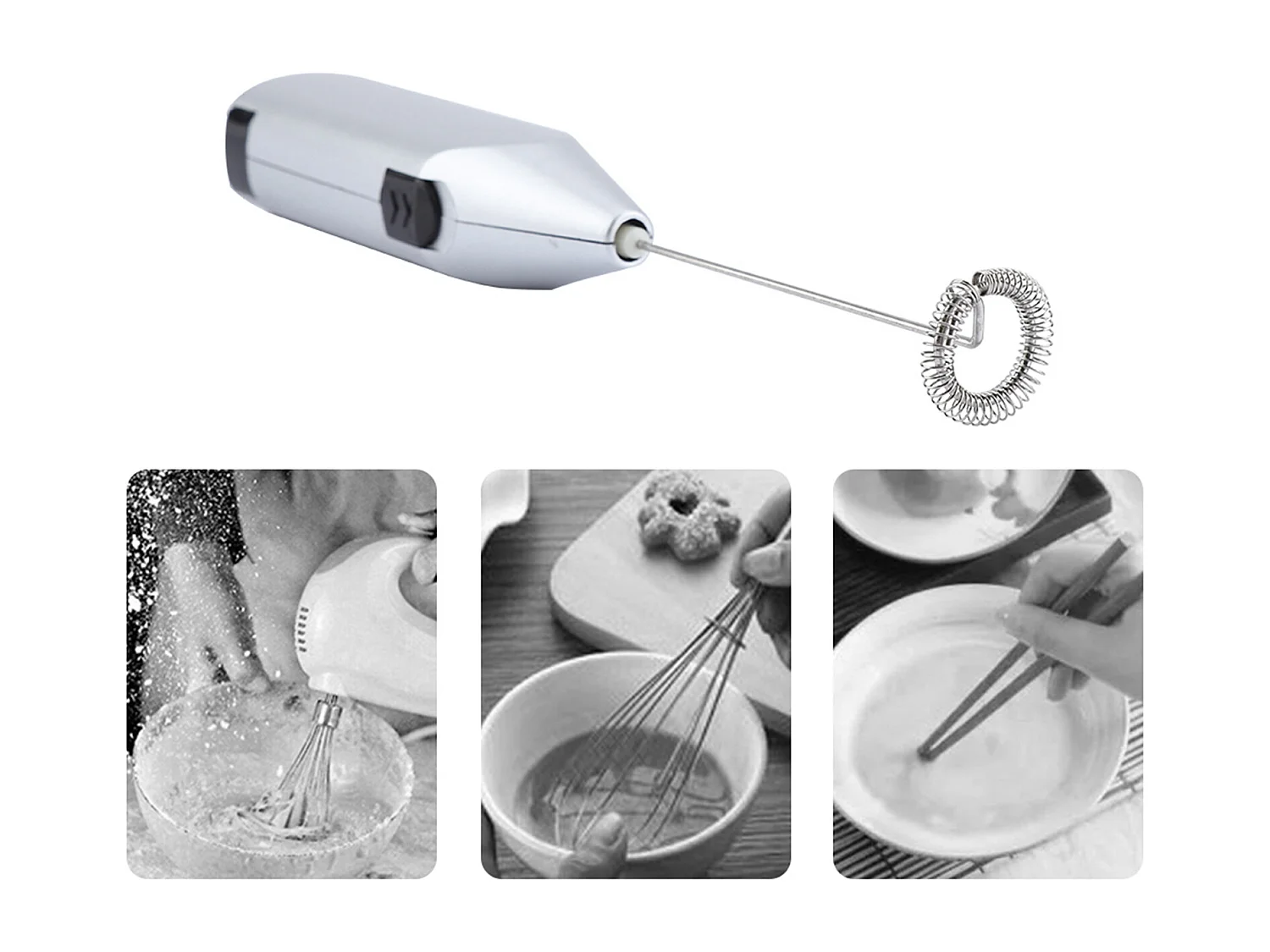 Frusta elettrica portatile per uso domestico, sbattitore per uova, frusta per montare il latte