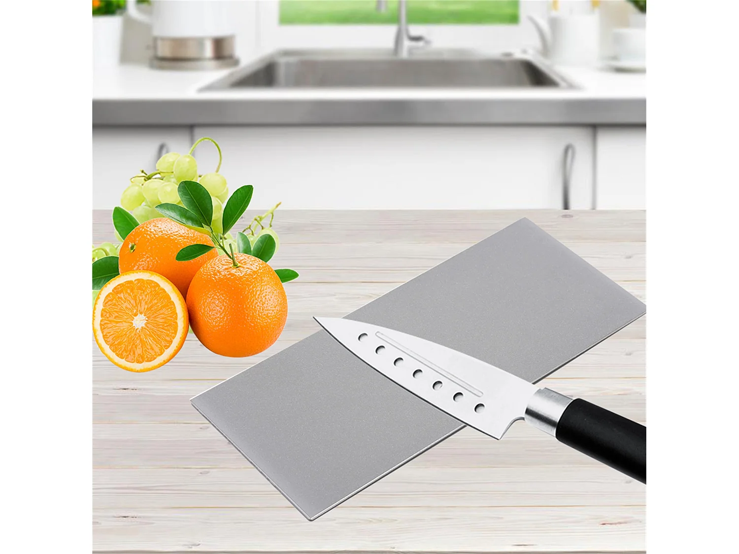 Pietra per affilare gli utensili per coltelli quadrati diamantati per levigatura sottile, pietra per affilare grana 1000