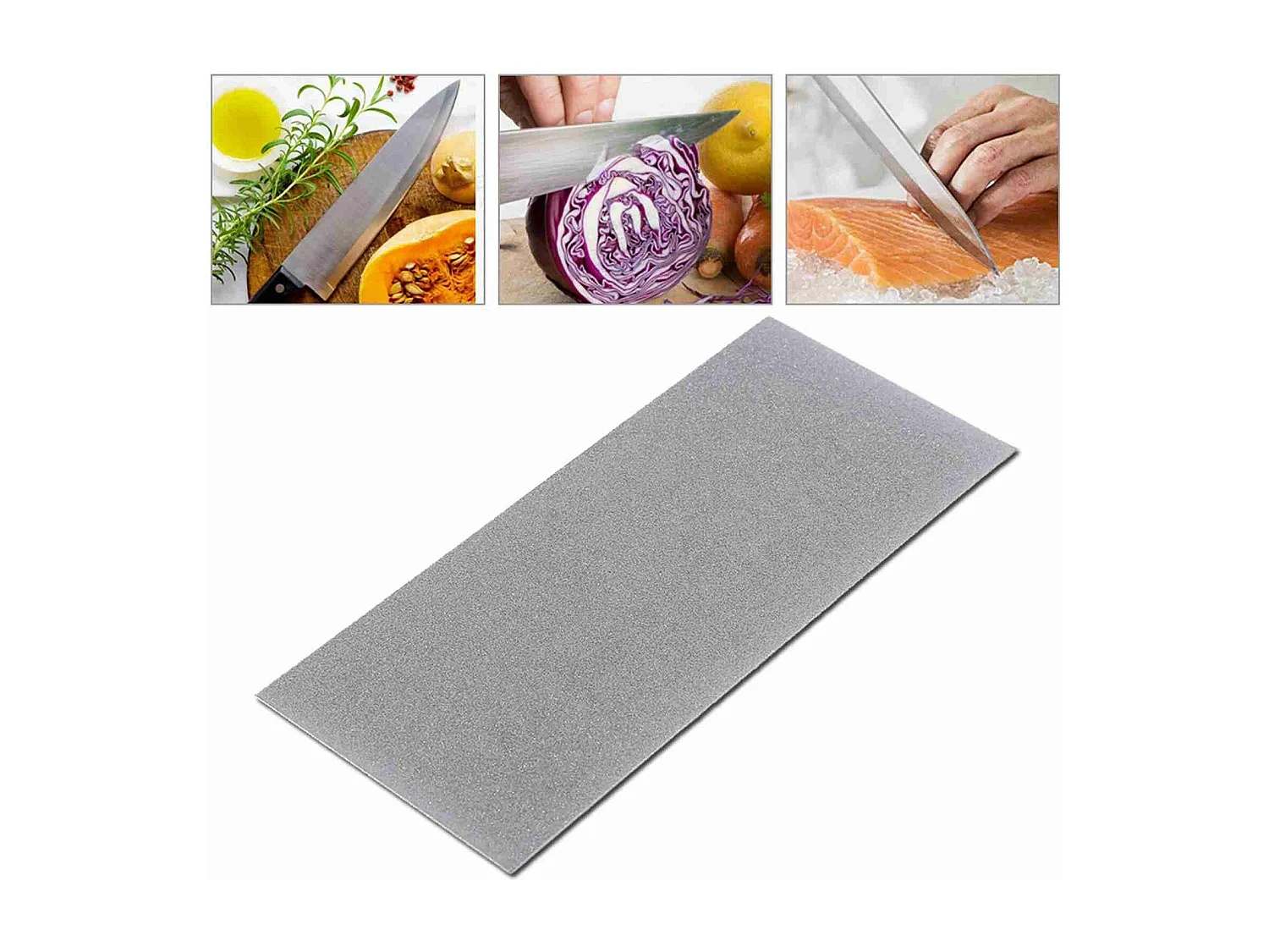 Pietra per affilare gli utensili per coltelli quadrati diamantati per levigatura sottile, grana 240