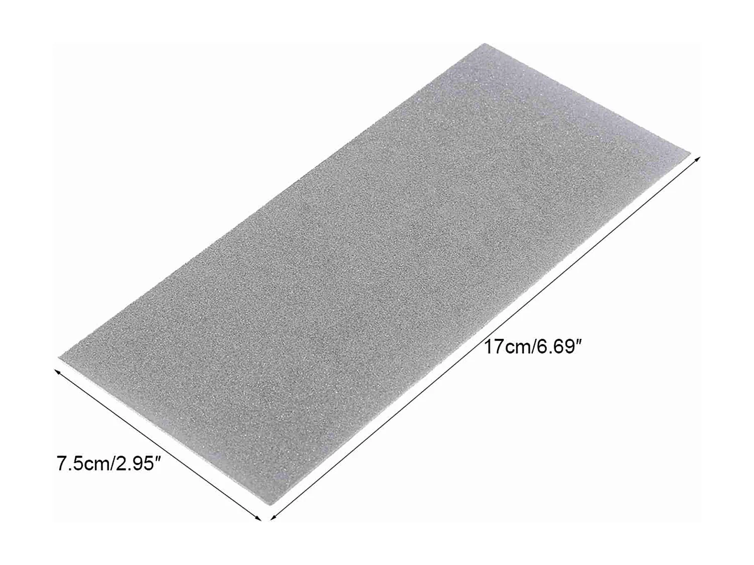 Pietra per affilare gli utensili per coltelli quadrati diamantati per levigatura sottile, grana 240