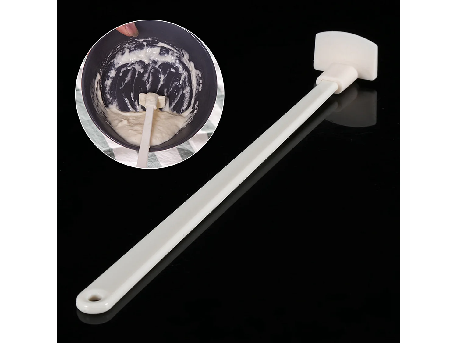 Spatole in silicone multifunzionali con manico lungo Final Drop Kitchen Scraper