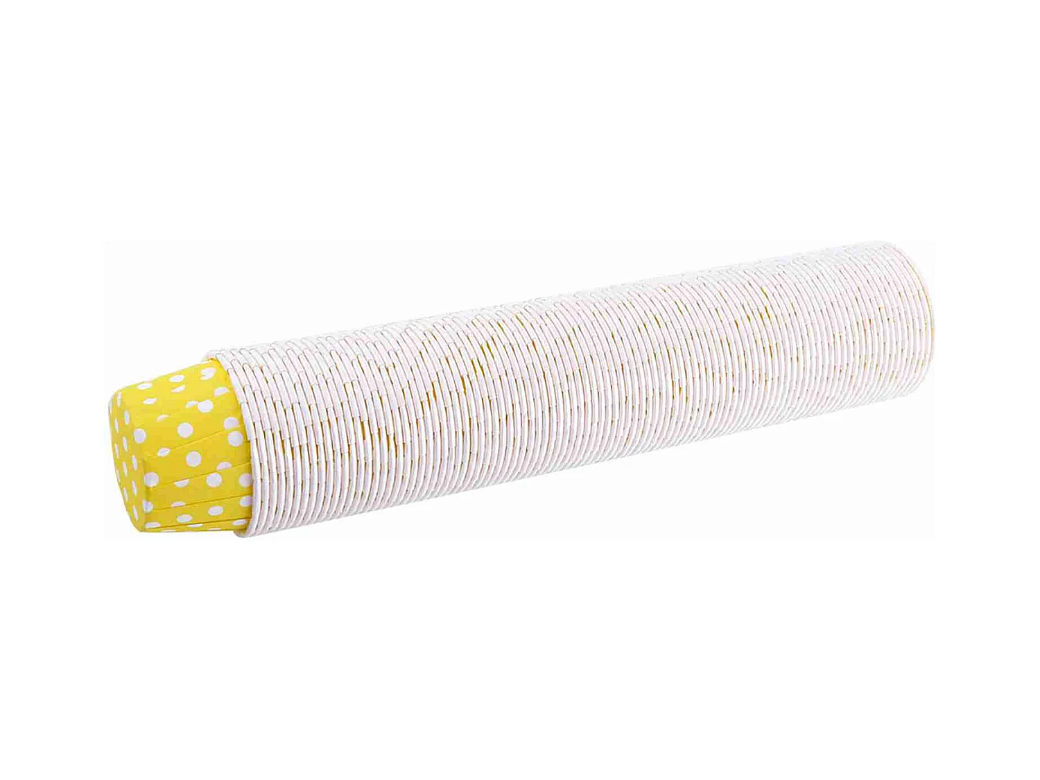 Lot de 100 caisses à cupcakes en papier pour muffins, pour fête, mariage, jaune
