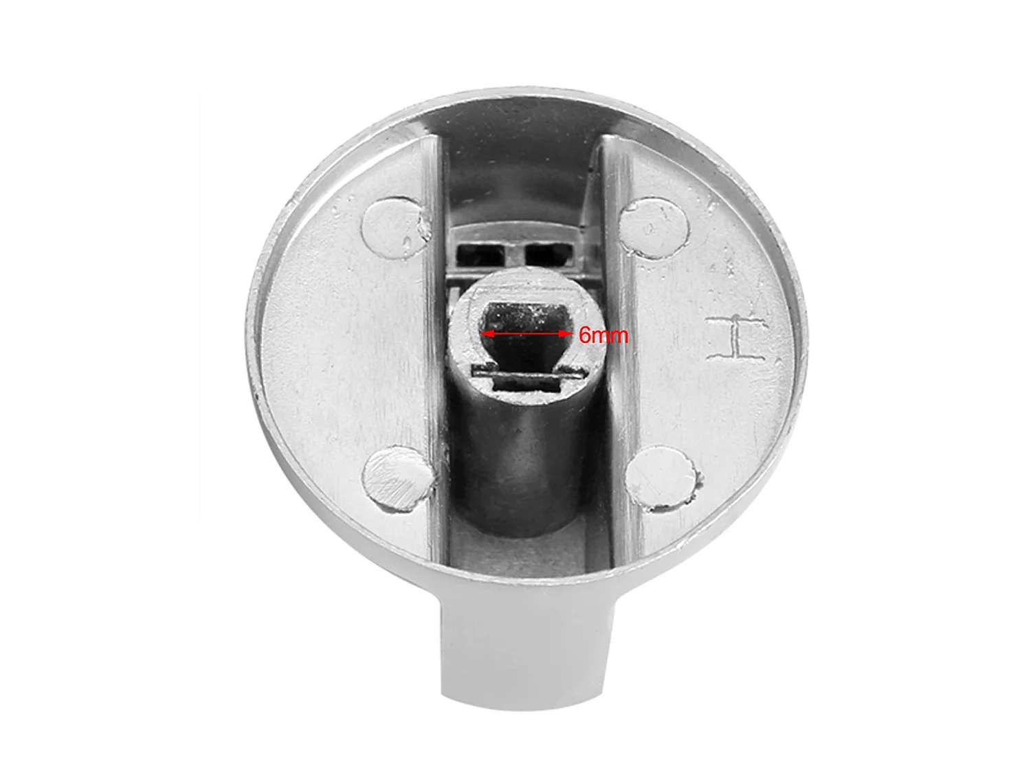 2 pezzi 6 mm in lega di zinco per cucina domestica manopole per fornelli a gas fornello forno piano cottura interruttore di controllo in metallo